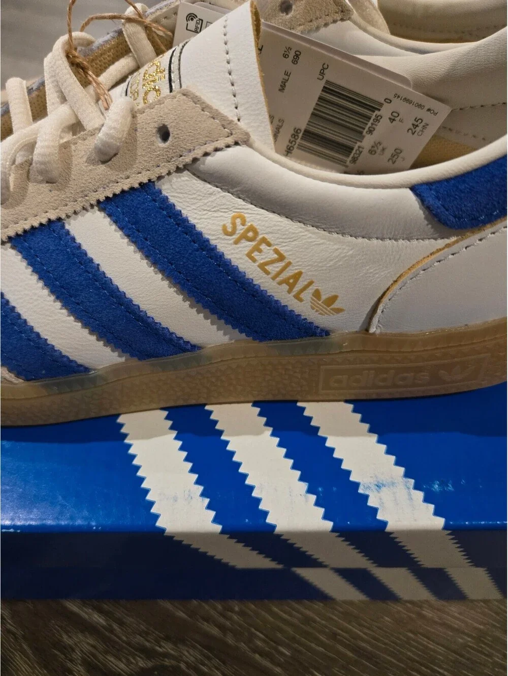 adidas Daily 4.0 Grey Blue Gum Casual Shoes JQ5647 Men's Size 10.5